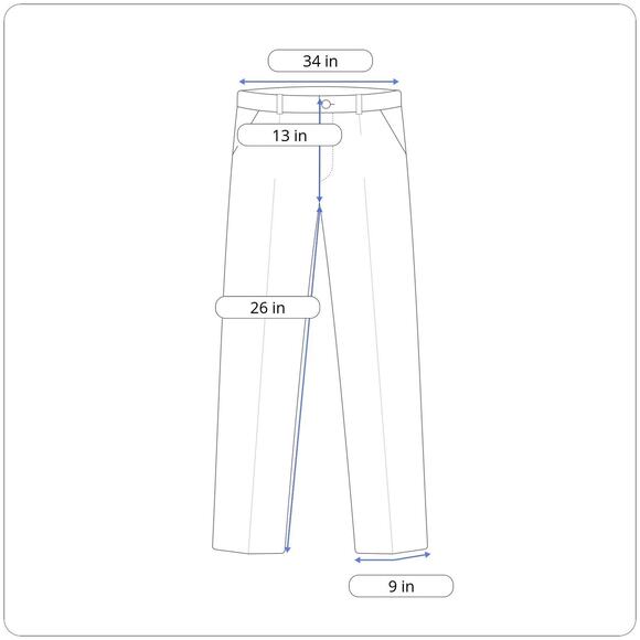 Vintage Levis Pants Mens 34x26 Brown Action Slacks Dress Polyester Altered 80s - Picture 9 of 10